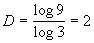 Formel mit log9/log3